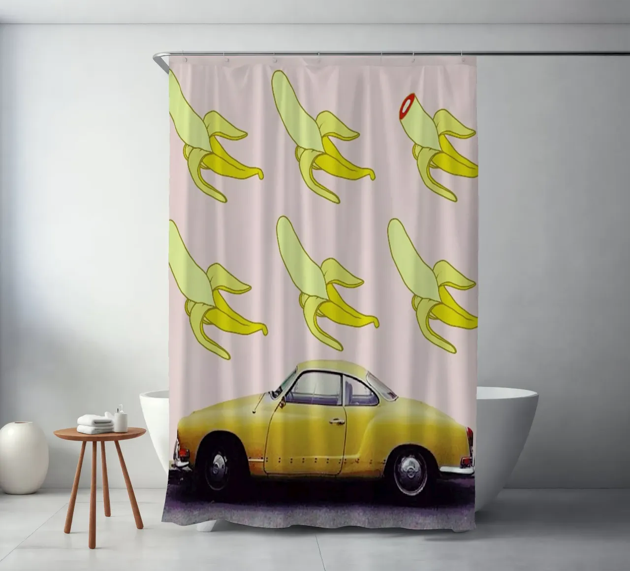 bananas also hide terrible secrets tenda da doccia da FinnanoFenno