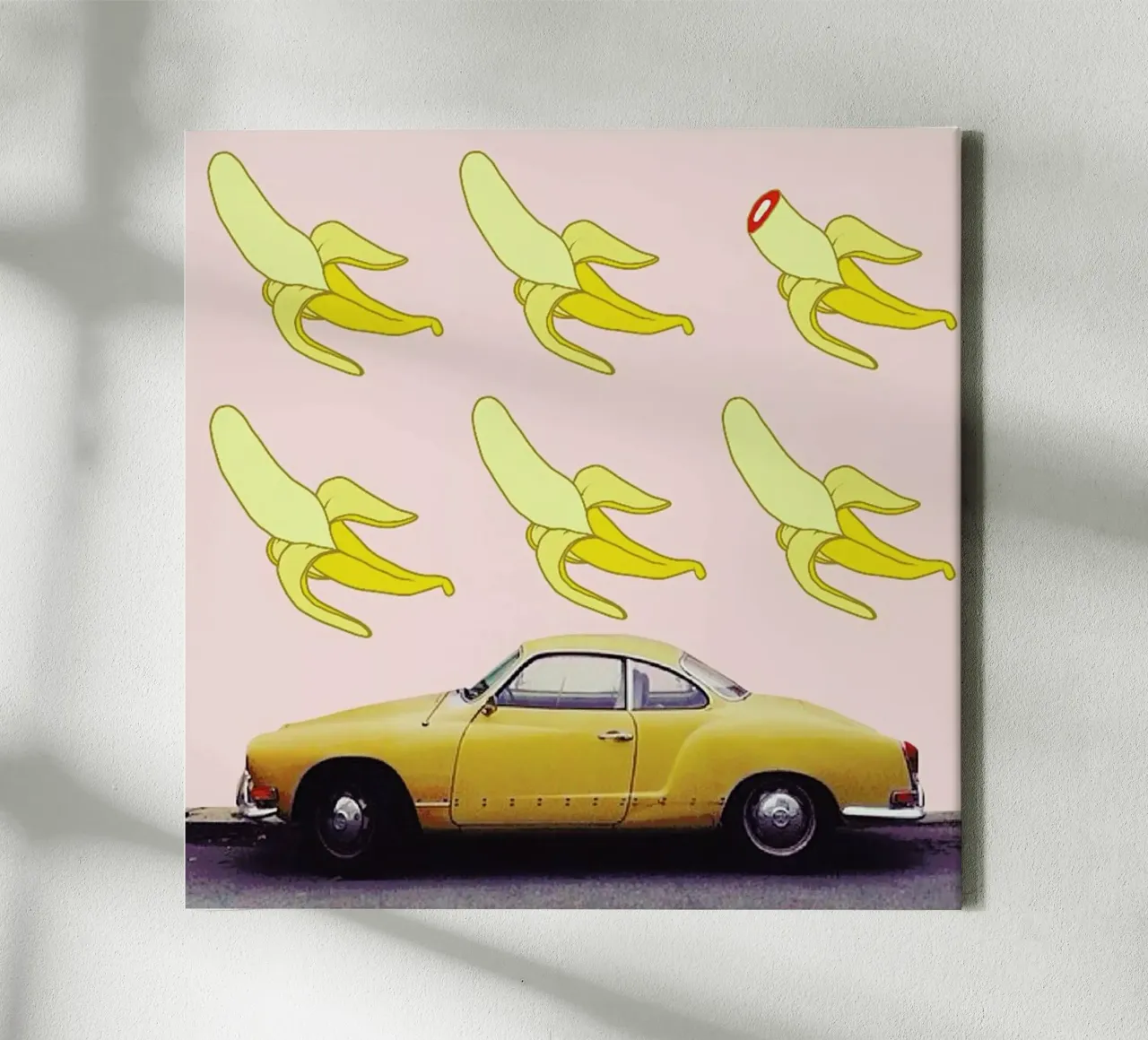 bananas also hide terrible secrets canvas by FinnanoFenno