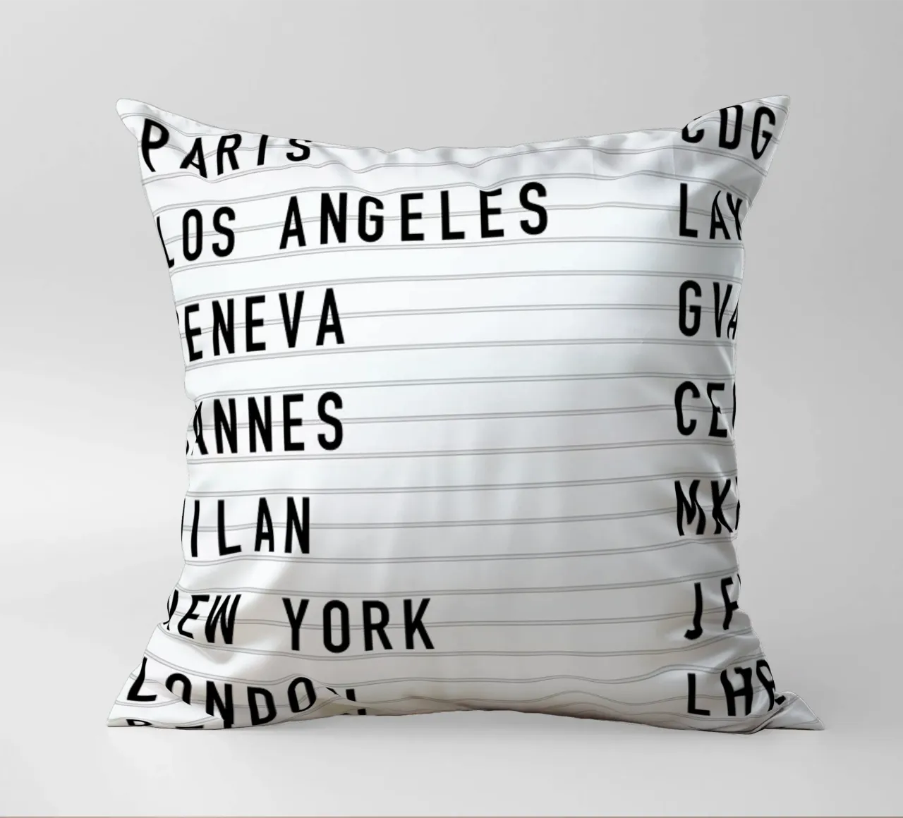Departure Paris cuscino da daylight design studio