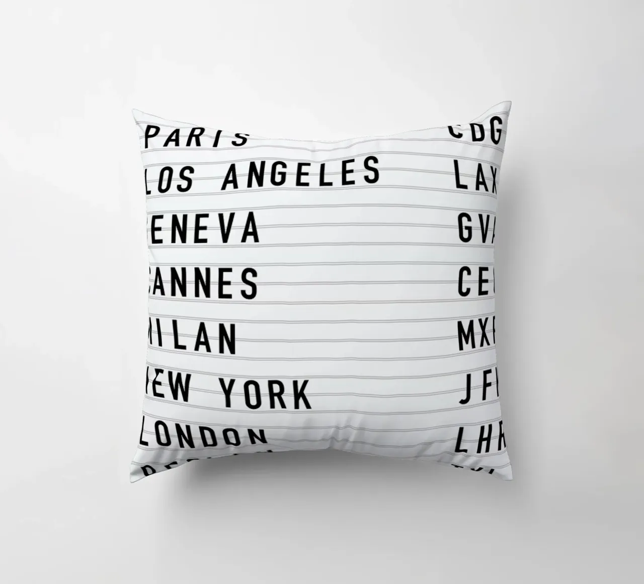 Departure Paris cuscino da daylight design studio