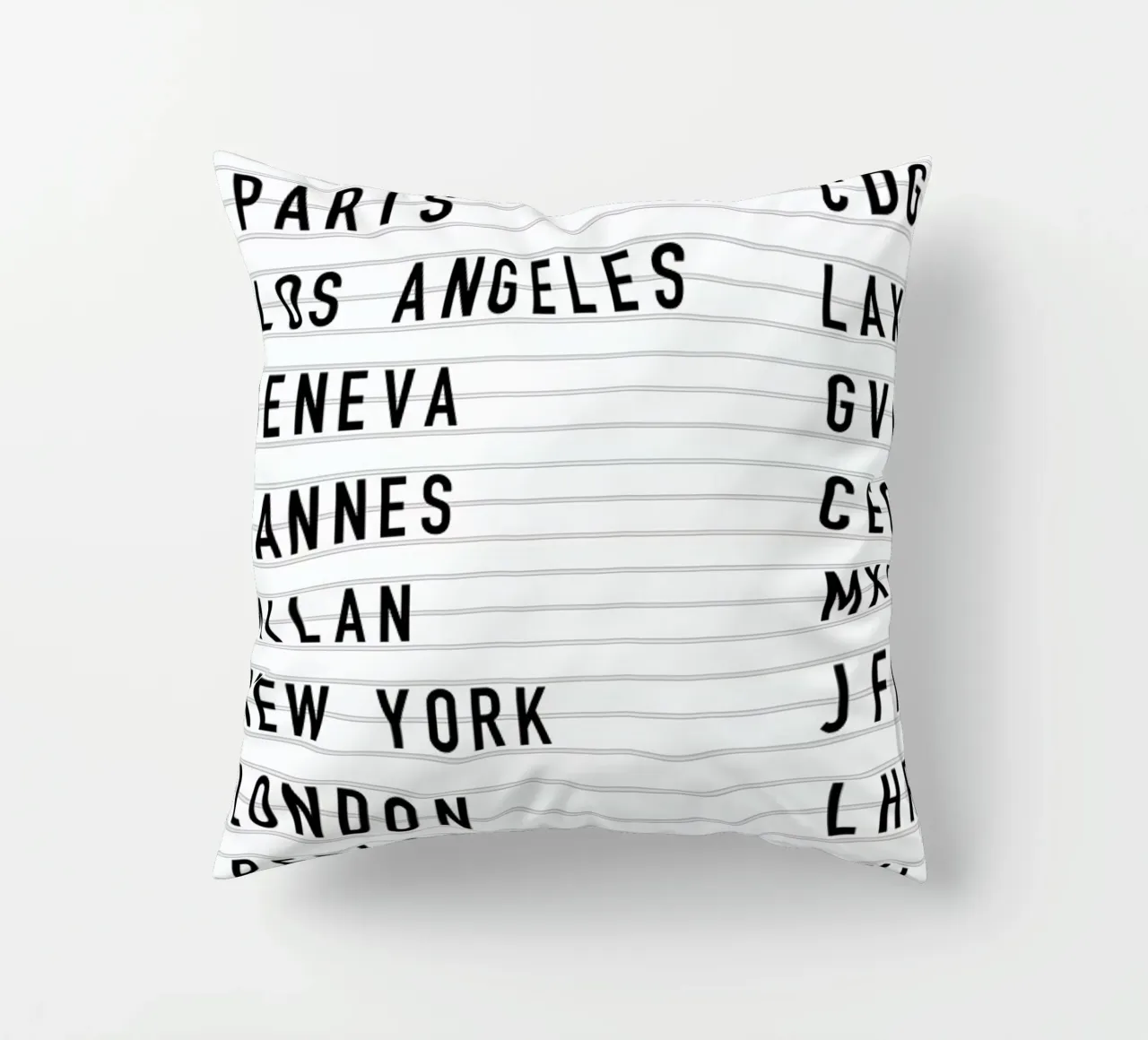 Departure Paris cuscino da daylight design studio