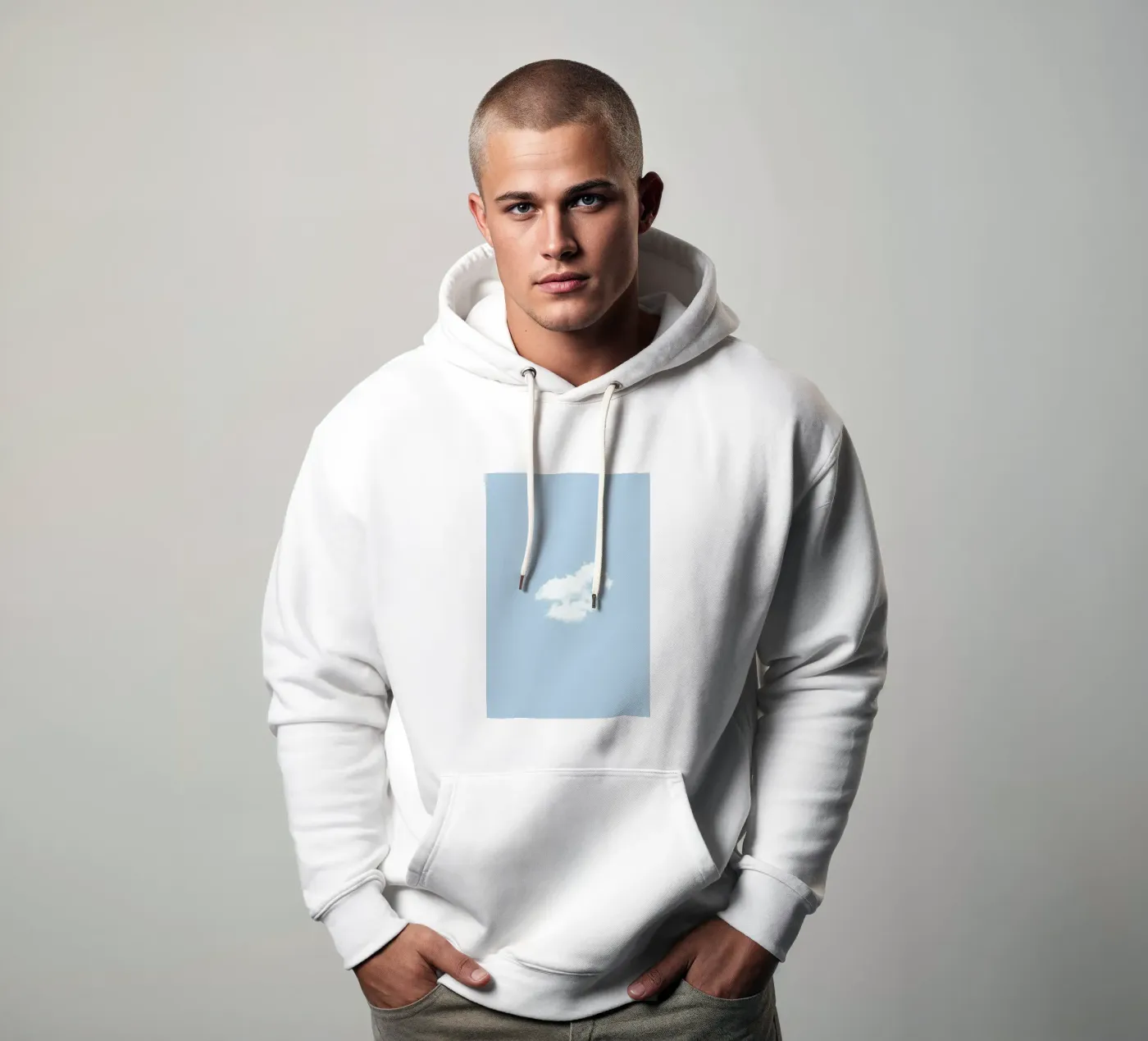 Cloud felpa con cappuccio da George Griefy