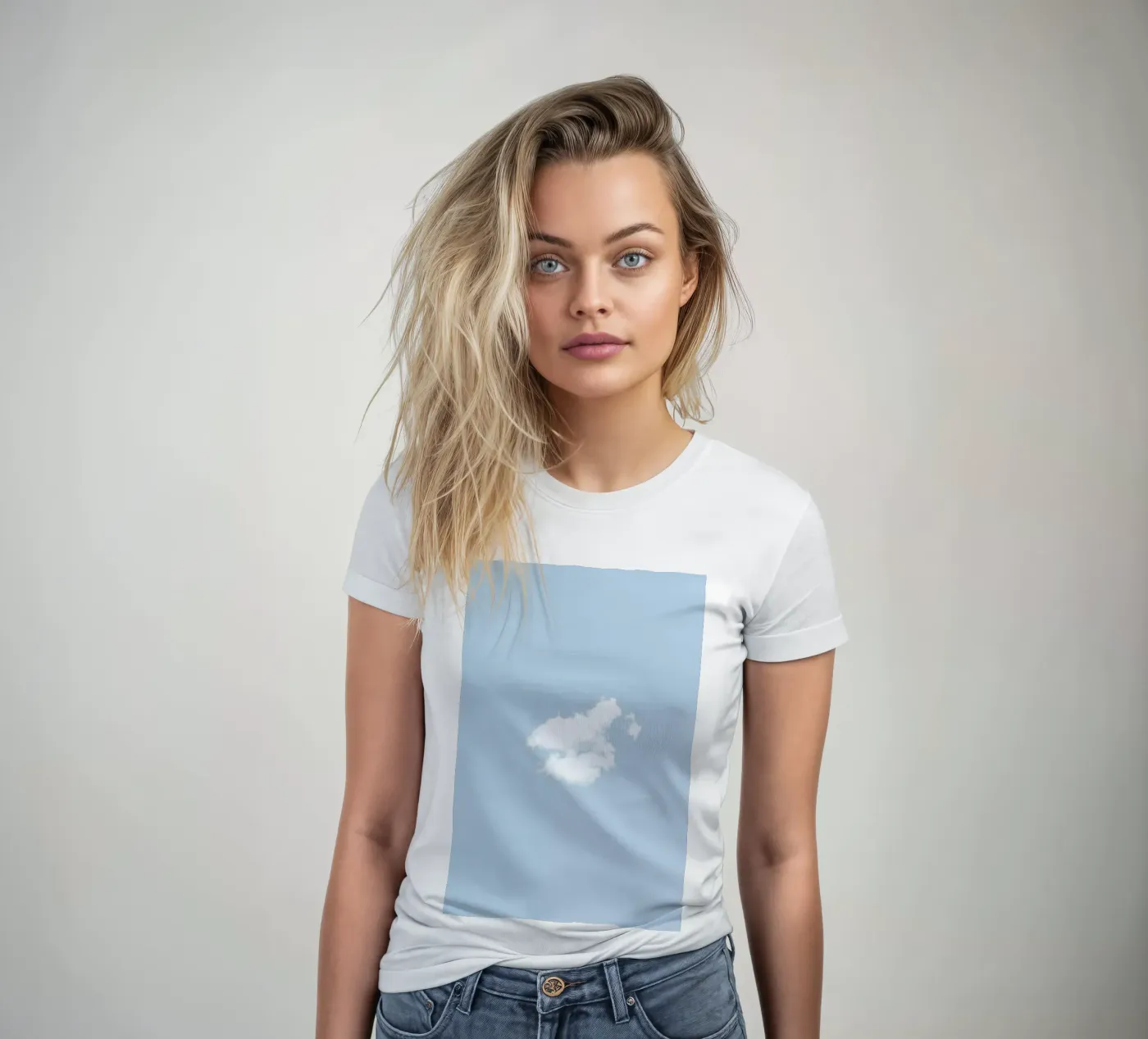 Cloud t-shirt da donna da George Griefy