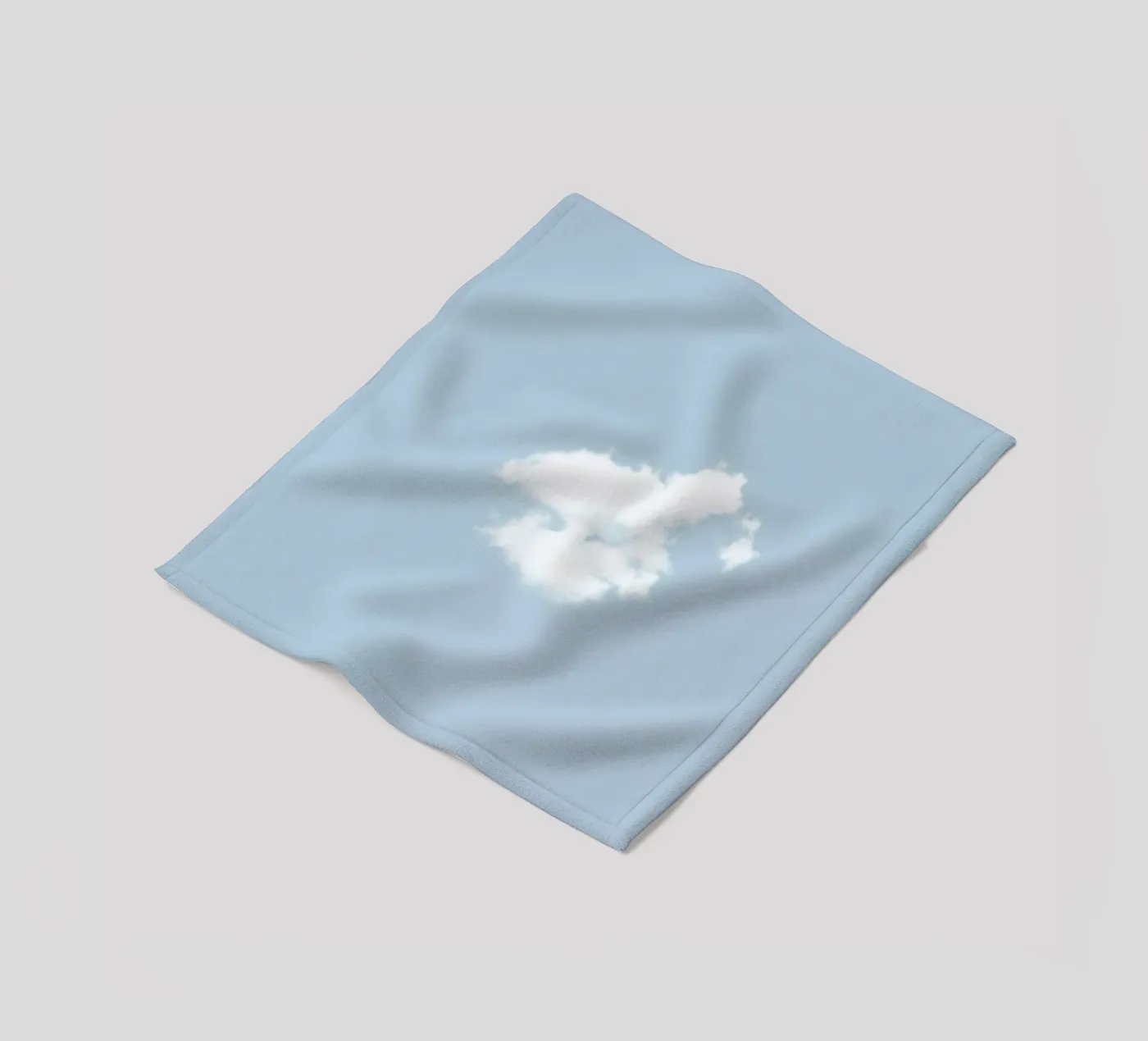 Cloud Fleecedecke von George Griefy