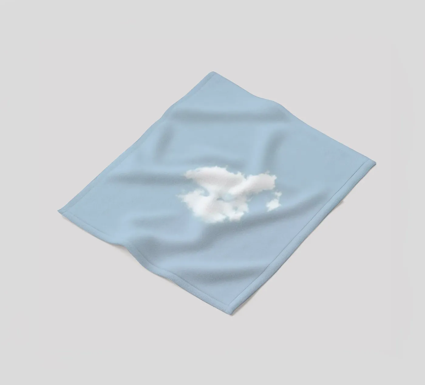 Cloud Fleecedecke von George Griefy