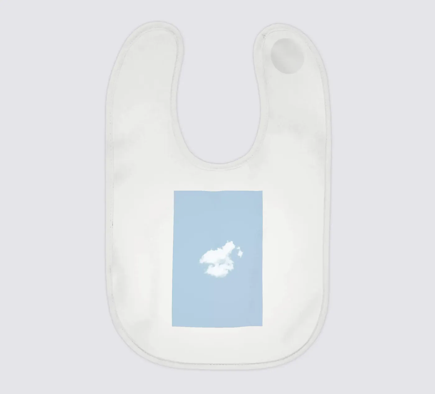 Cloud baby bib by George Griefy