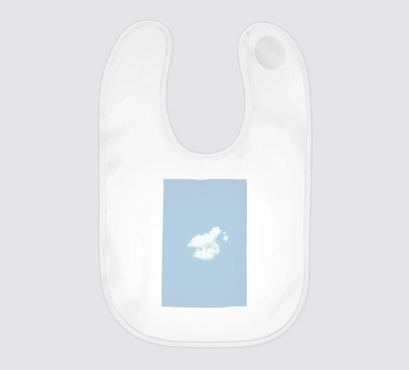 Cloud baby bib by George Griefy