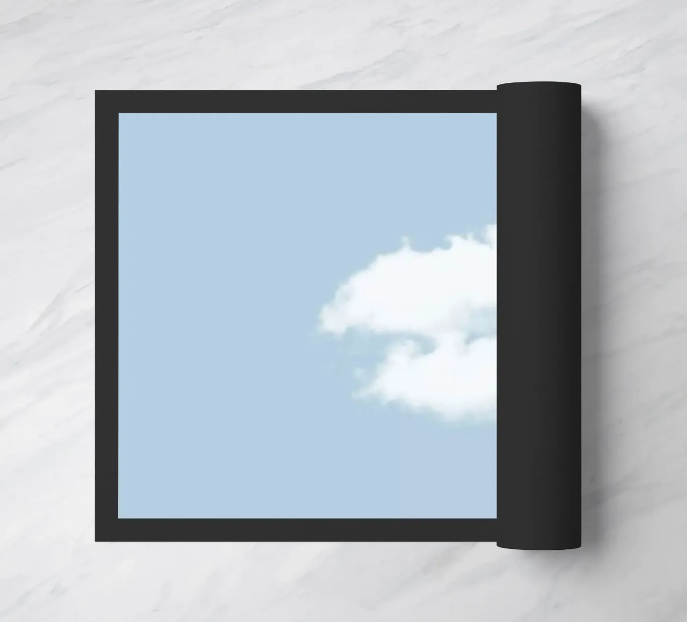 Cloud Fußmatte von George Griefy