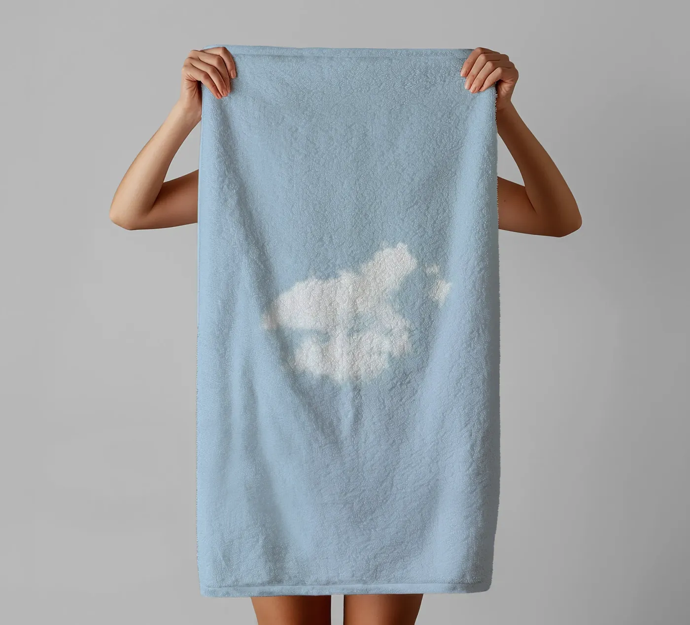 Cloud towel by George Griefy