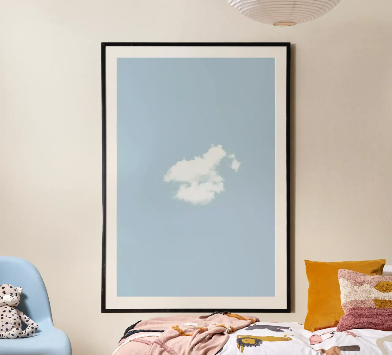 Cloud poster con telaio in plastica da George Griefy