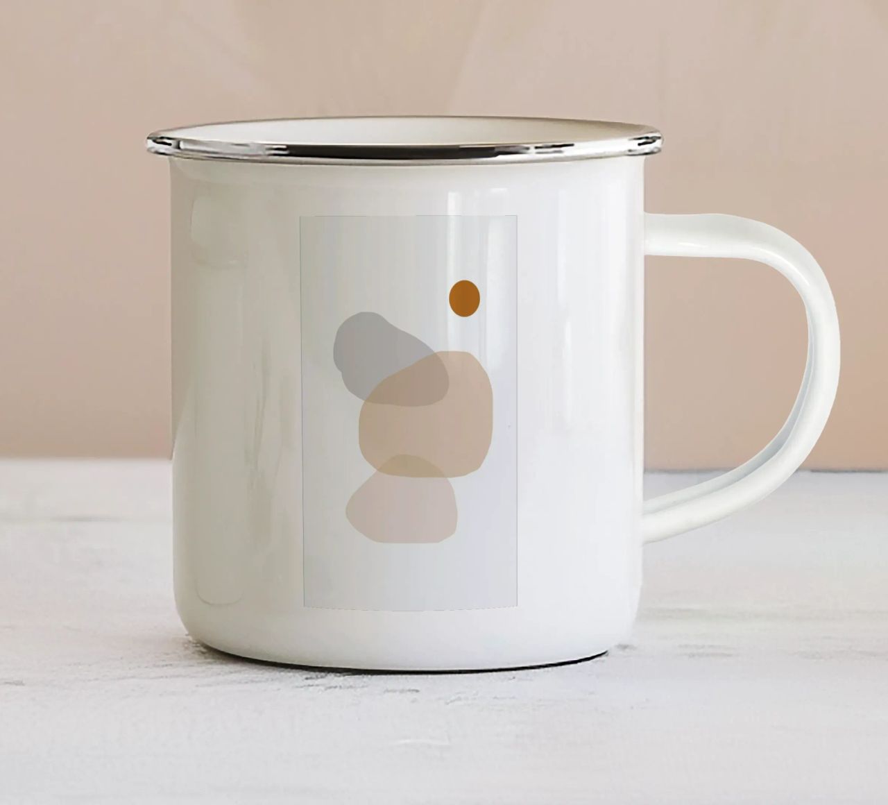 Hypatia tazza in smalto da Charlotte Winter