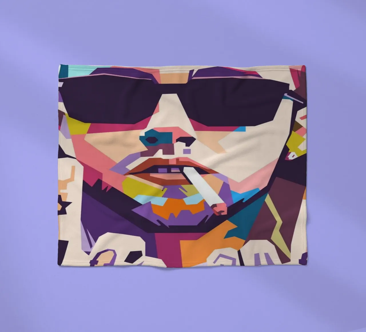 Mac Miller hip hop fleece blanket by Hantamrata