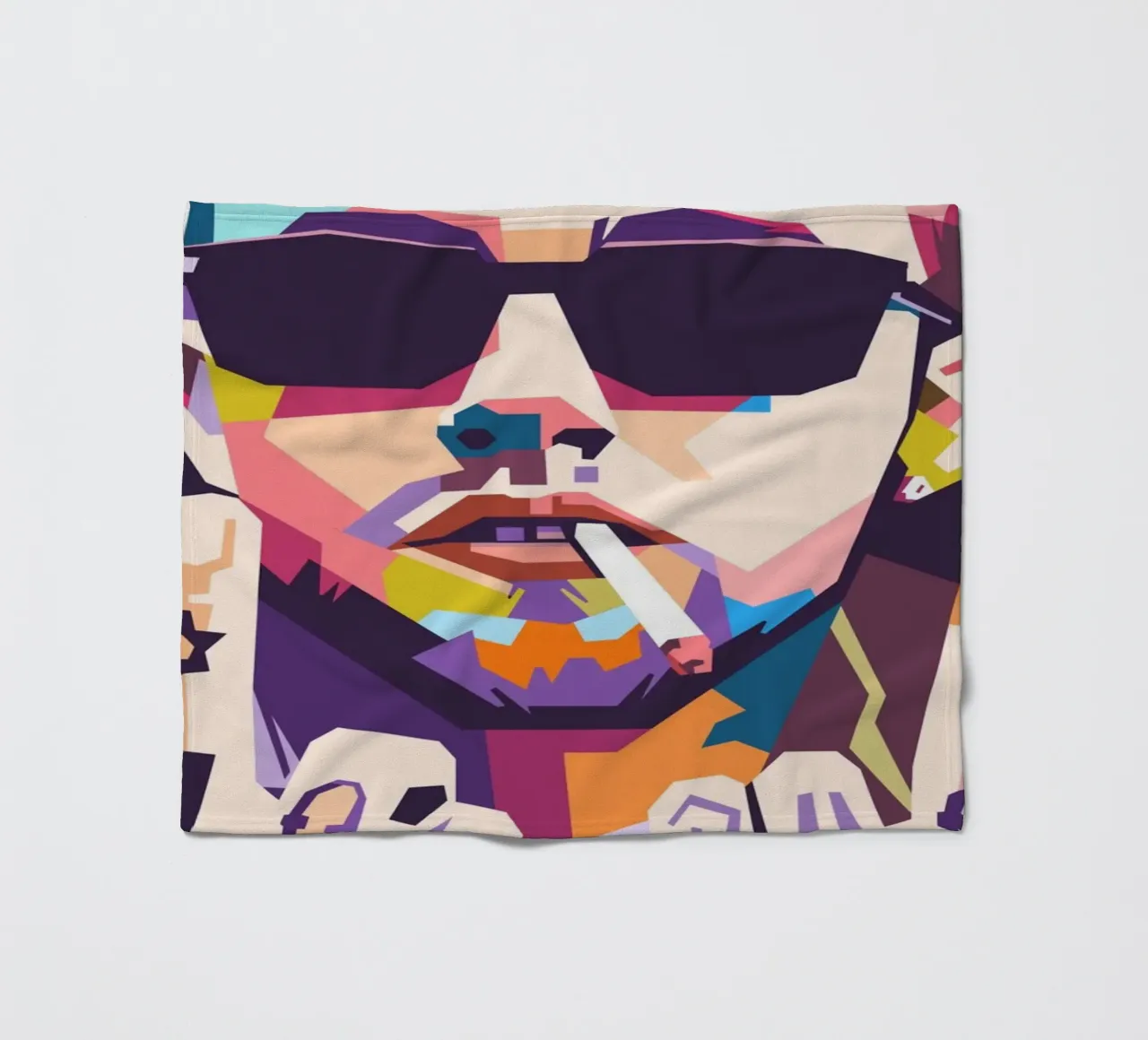 Mac Miller hip hop fleece blanket by Hantamrata