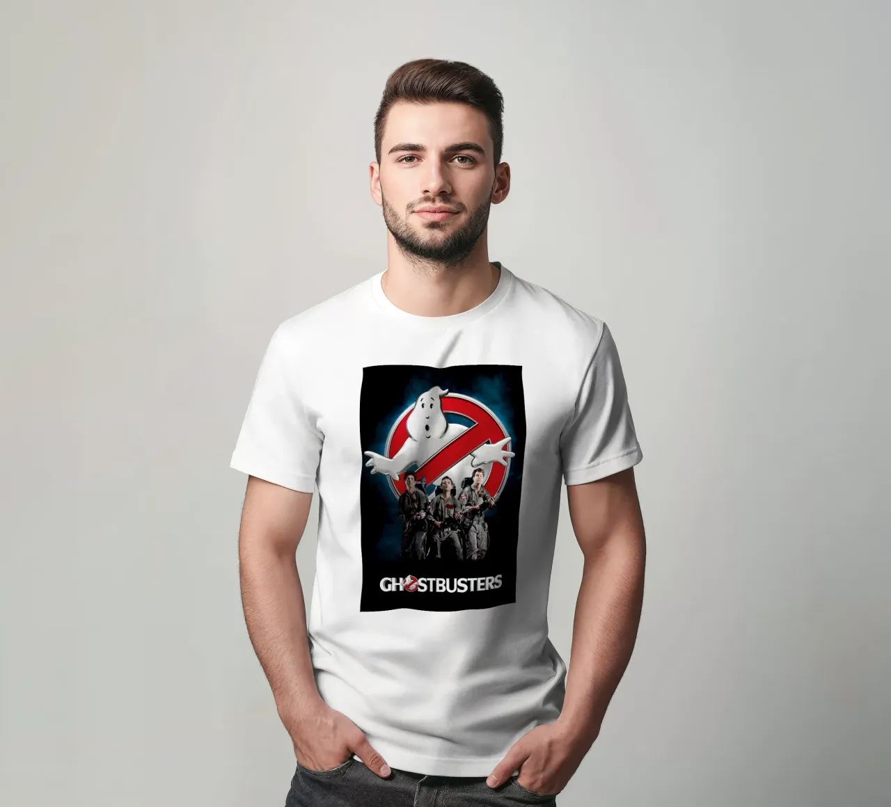 Ghostbusters – Who Ya Gonna Call? t-shirt da Attaboy Dsgn