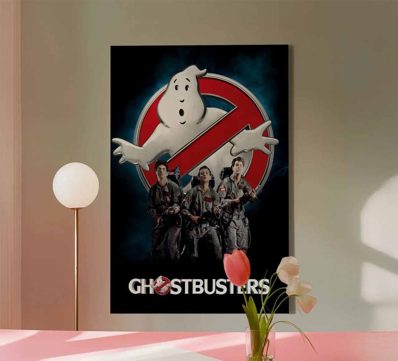 Ghostbusters – Who Ya Gonna Call? canvas van Attaboy Dsgn