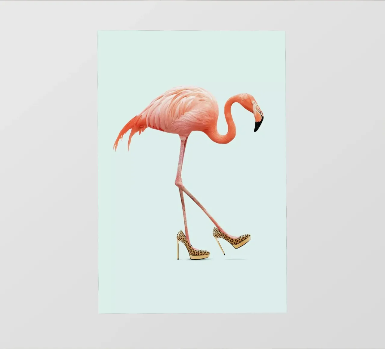 Fancy Flamingo telo in pvc da Jonas Loose
