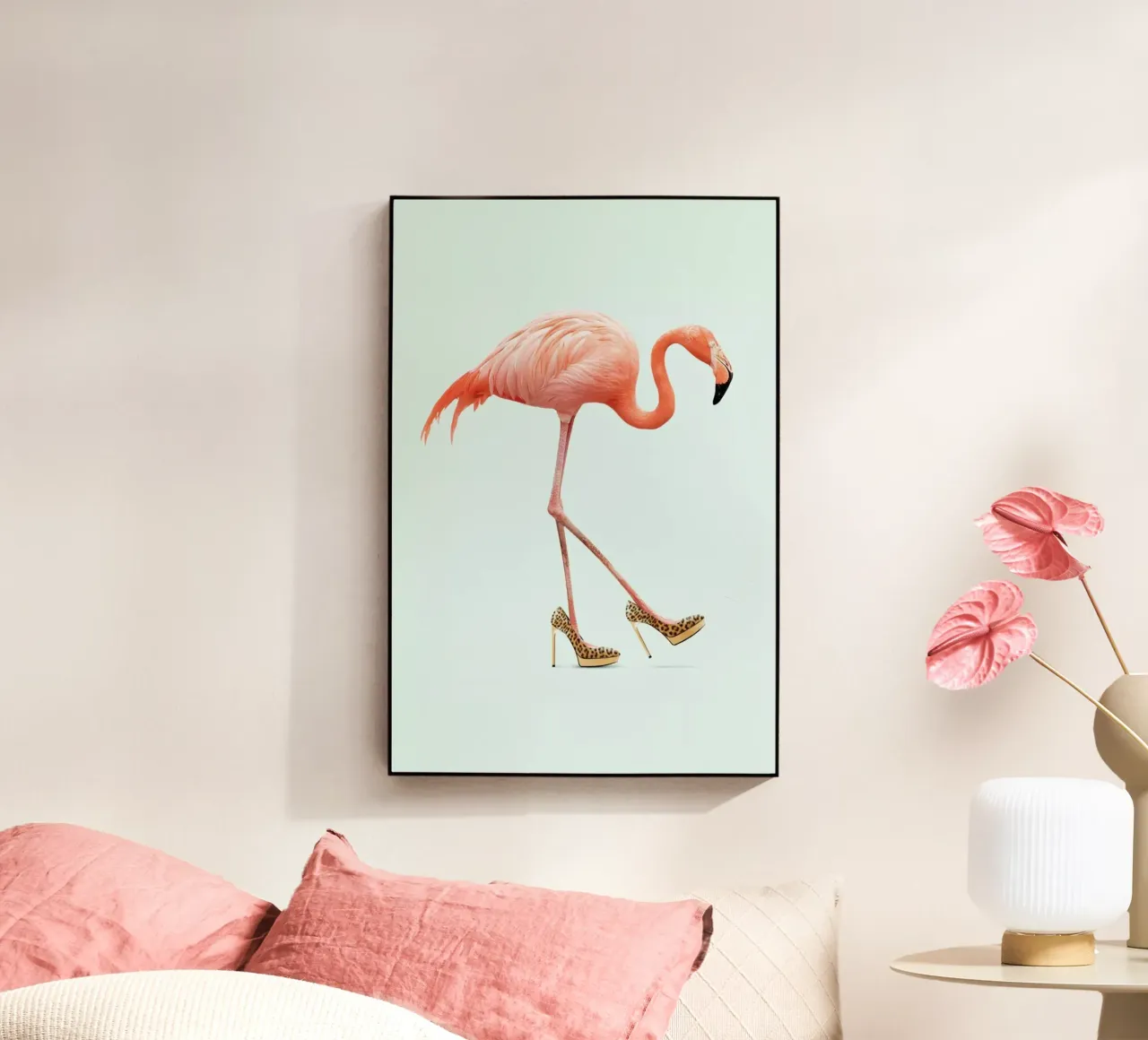 Fancy Flamingo plexiglass da Jonas Loose