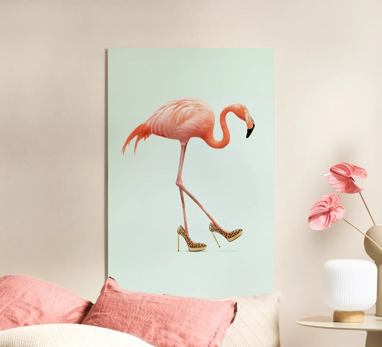 Fancy Flamingo plexiglass da Jonas Loose