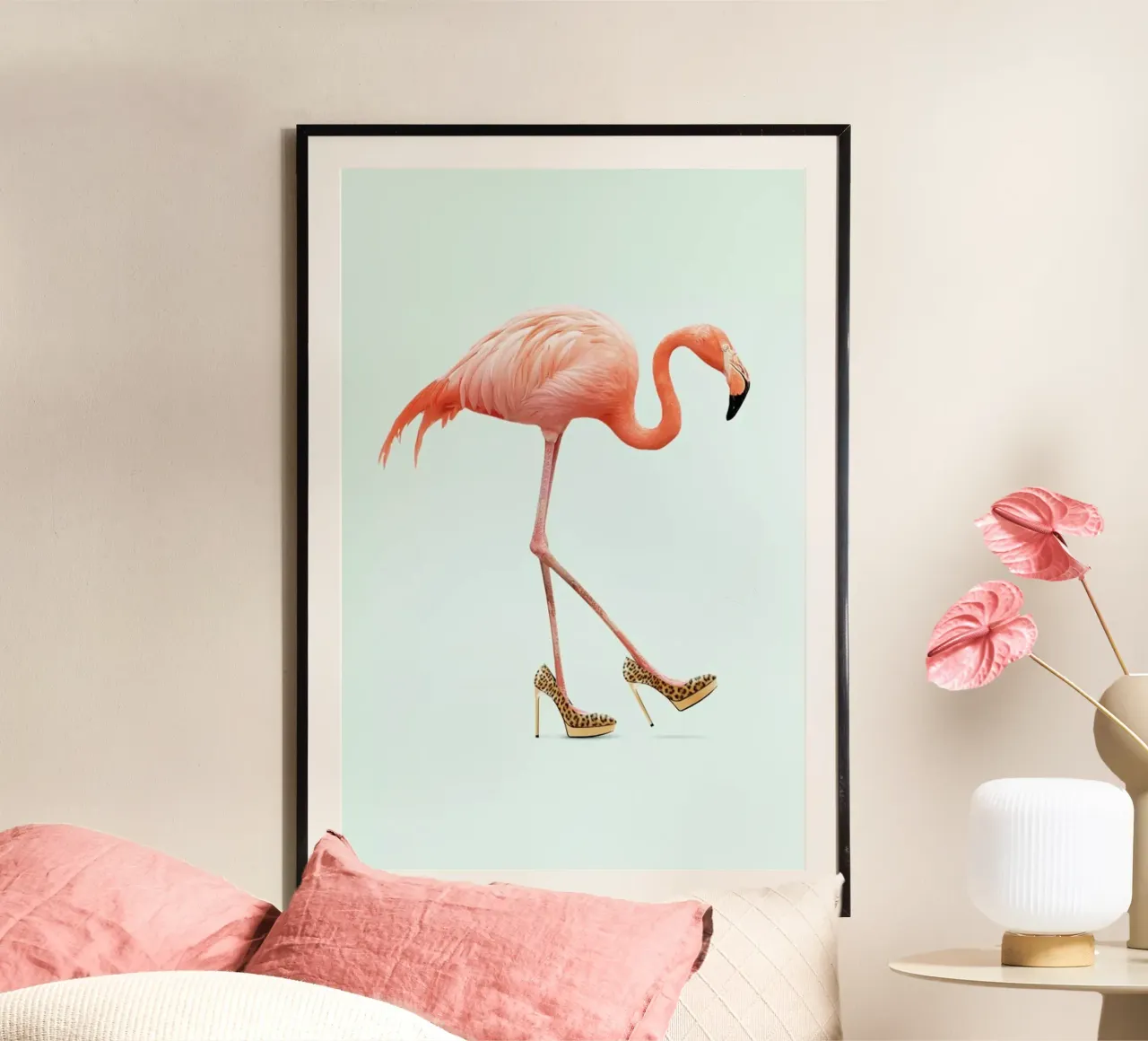 Fancy Flamingo carta hahnemühle da Jonas Loose