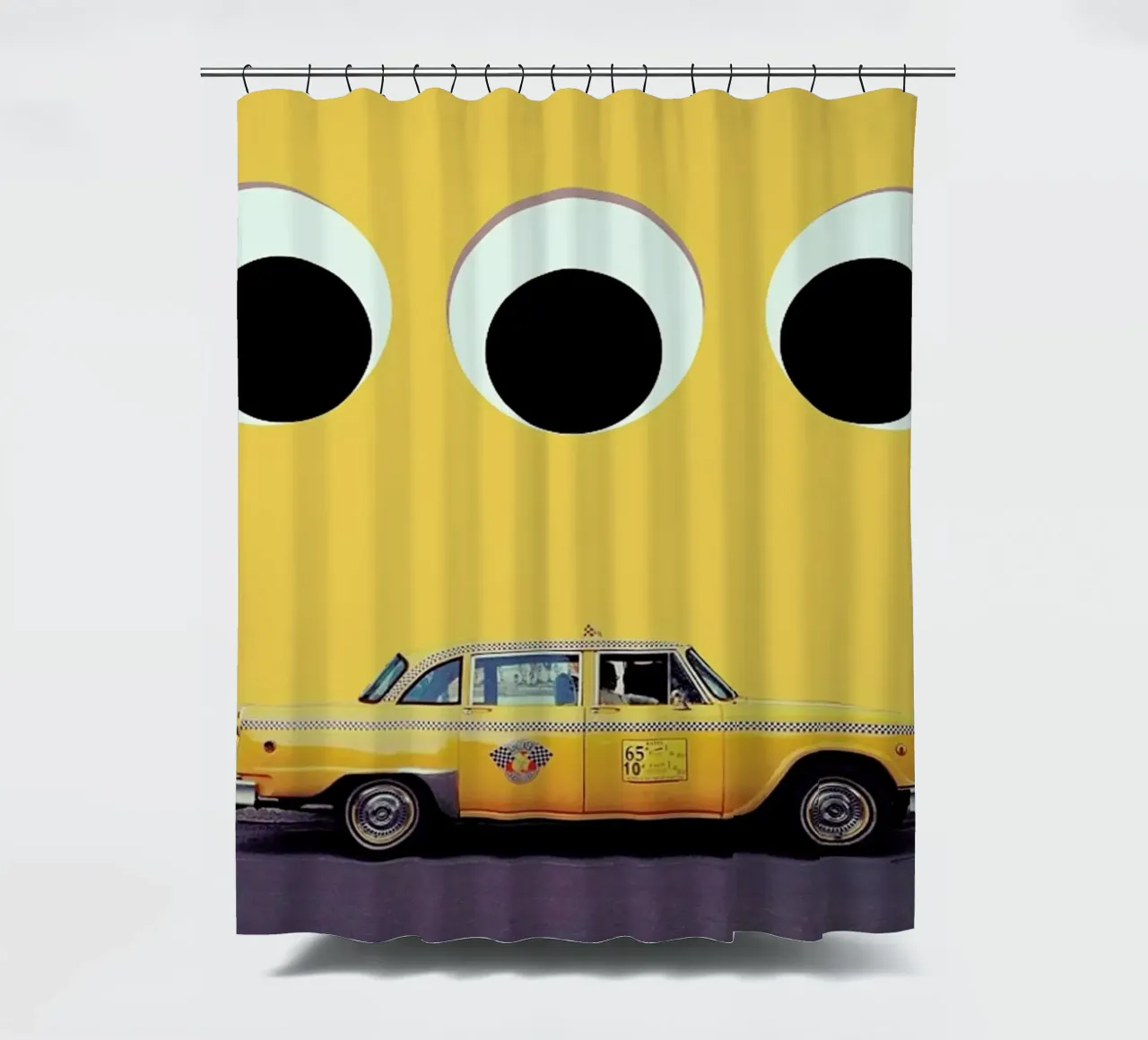 the strabism given by the simple things shower curtain by FinnanoFenno