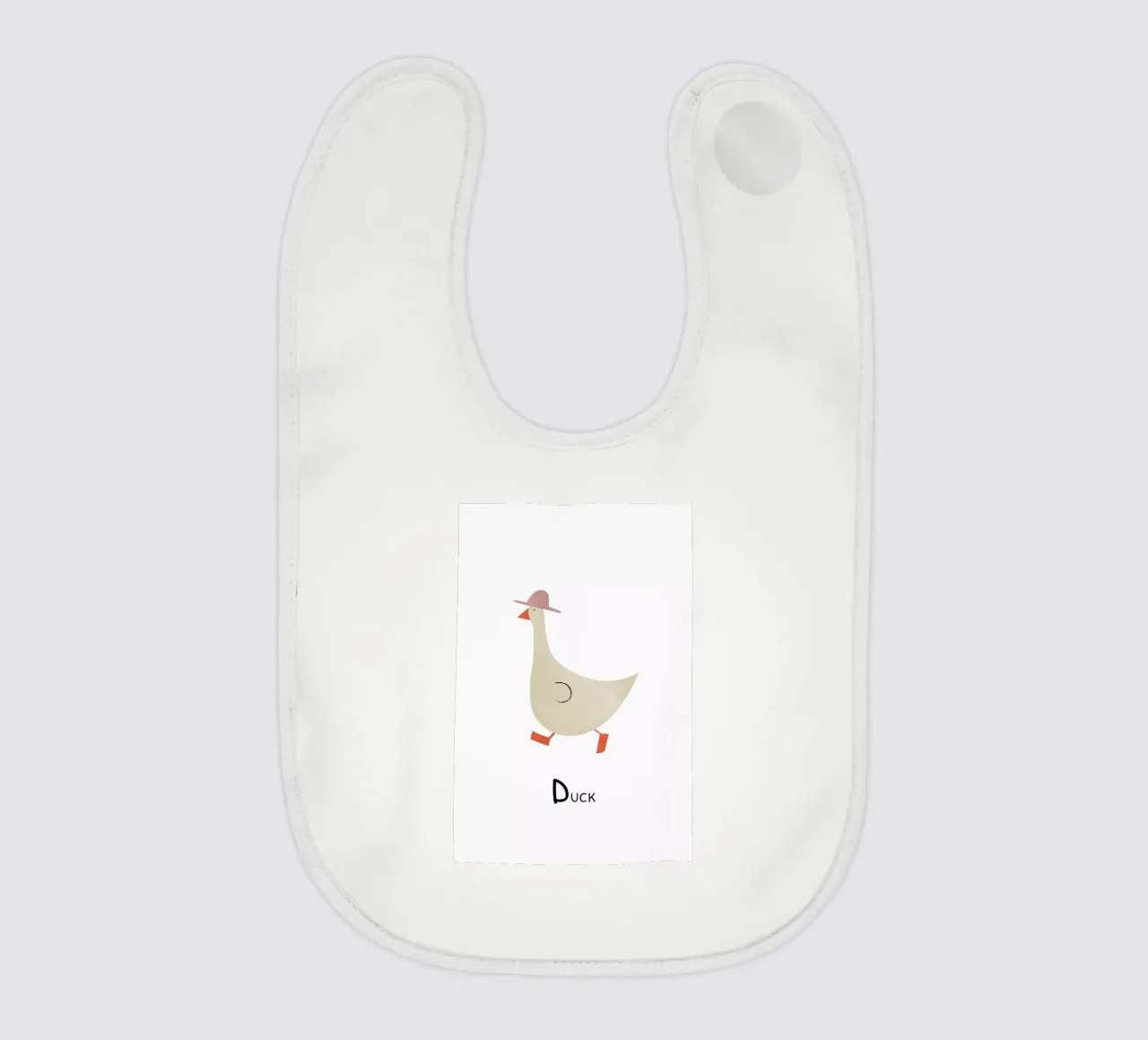 Duck baby bib by Little Flourishes