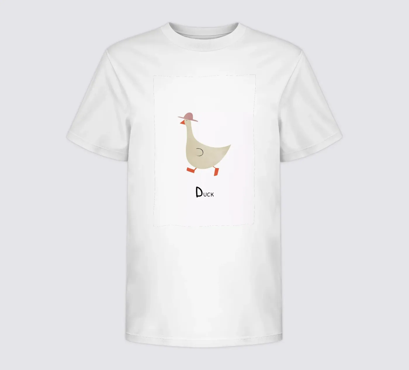 Duck kinder t-shirt van Little Flourishes