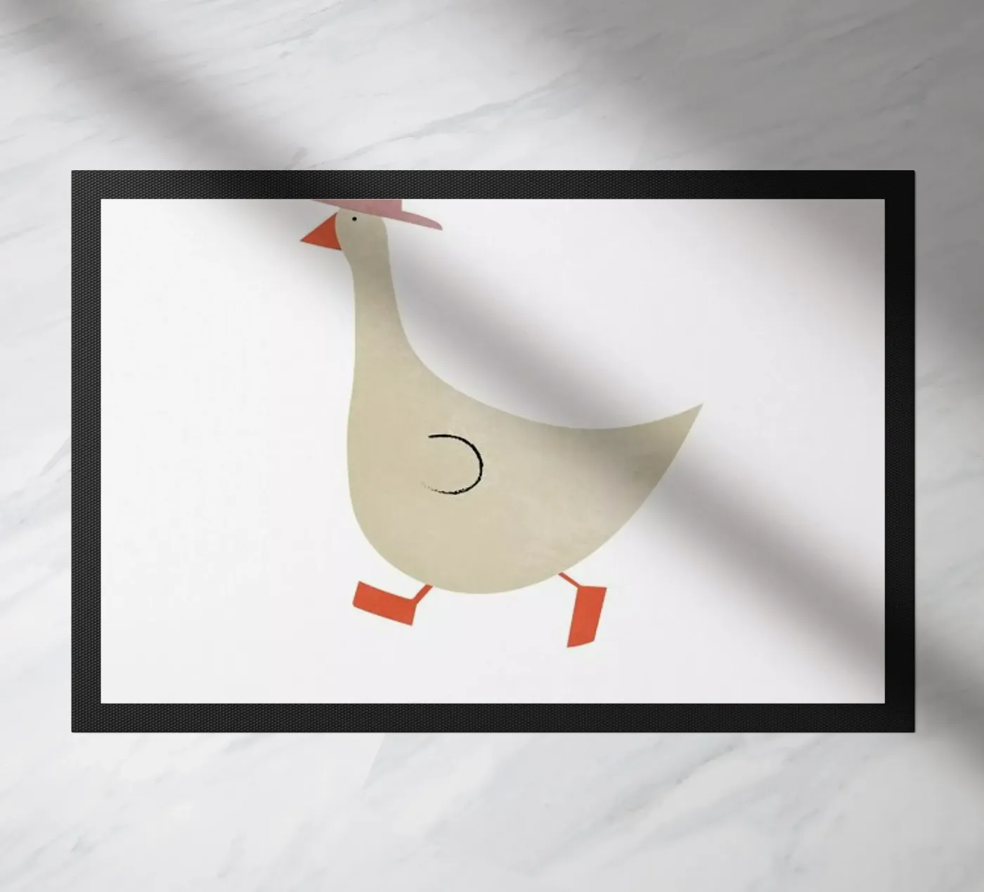 Duck doormat by Little Flourishes