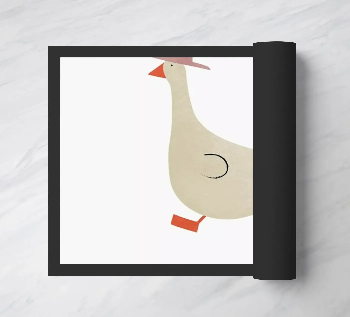 Duck doormat by Little Flourishes
