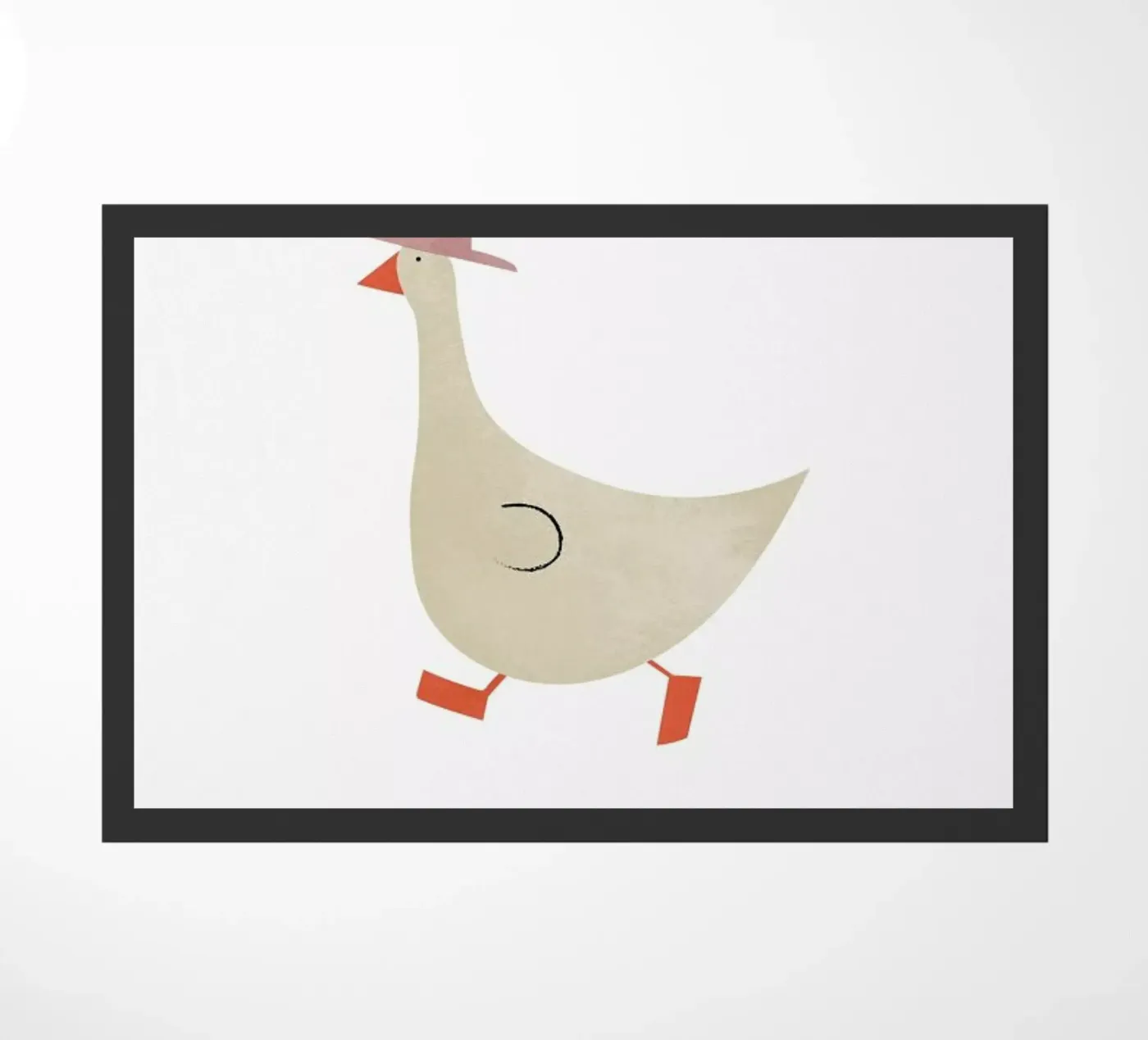 Duck doormat by Little Flourishes