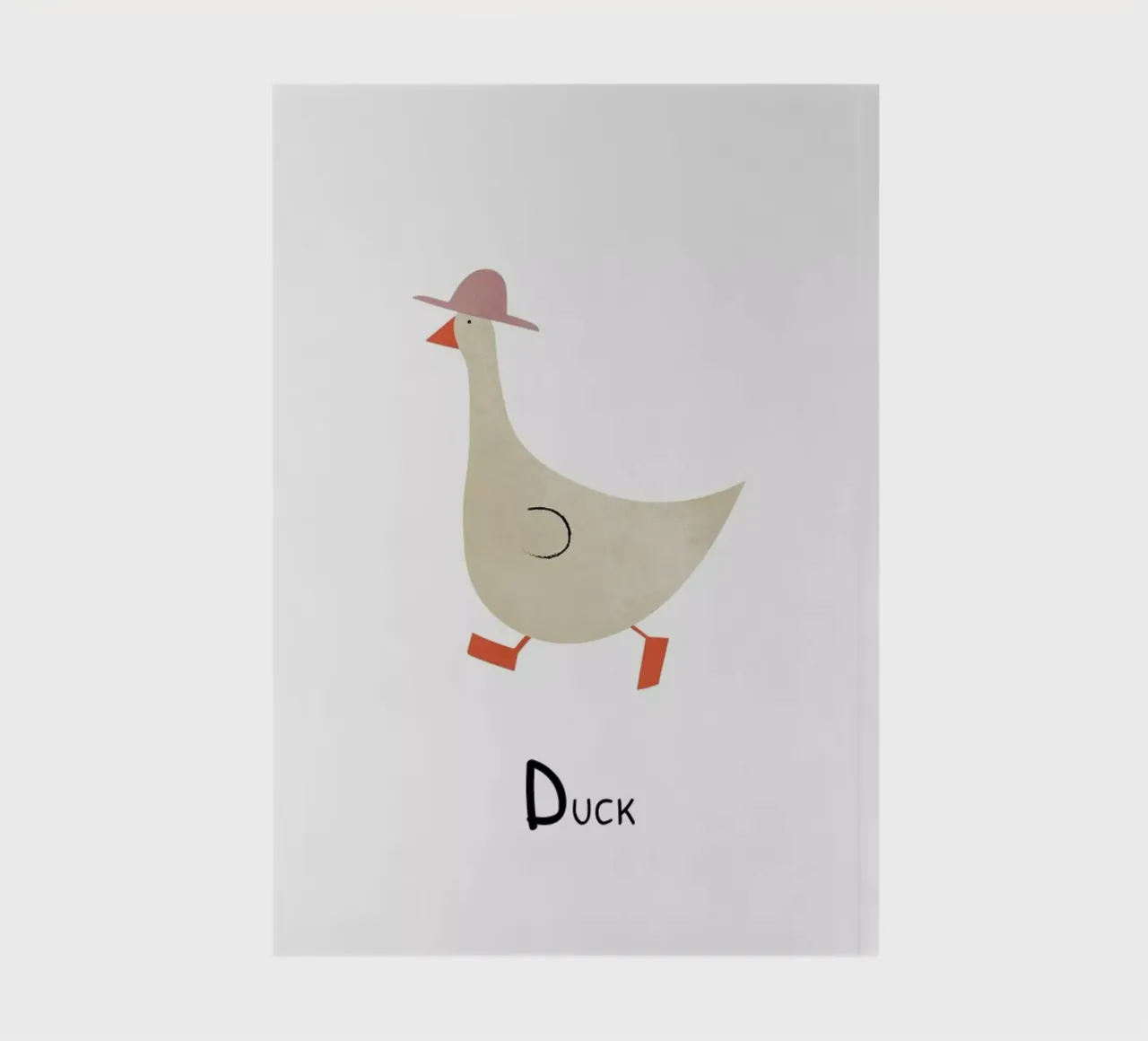 Duck notebook by Little Flourishes