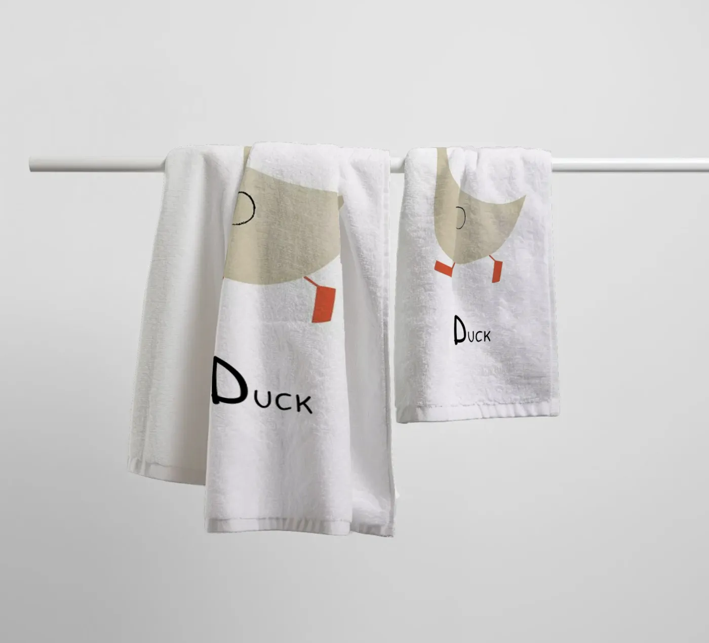 Duck towel by Little Flourishes