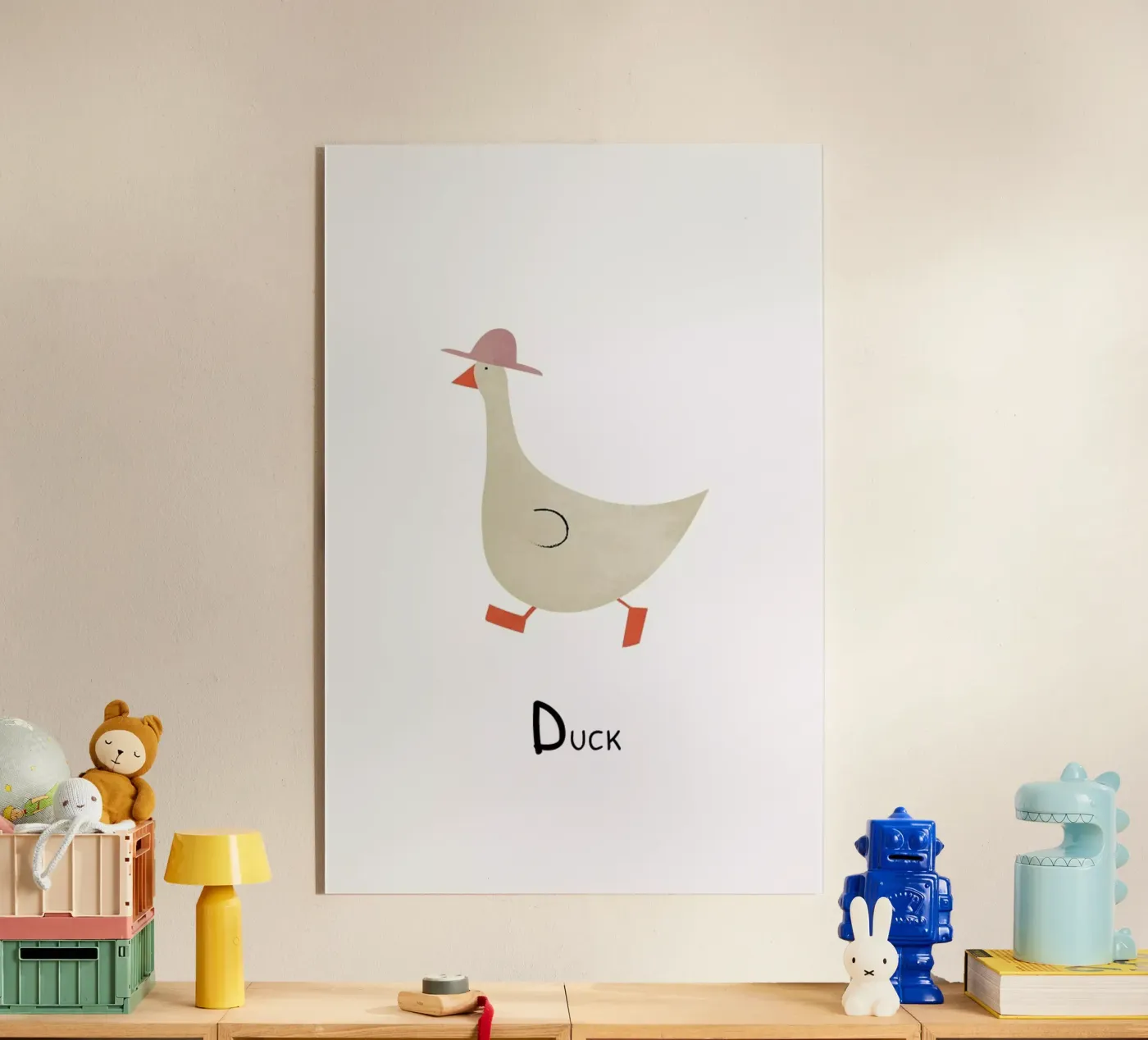 Duck acryl van Little Flourishes