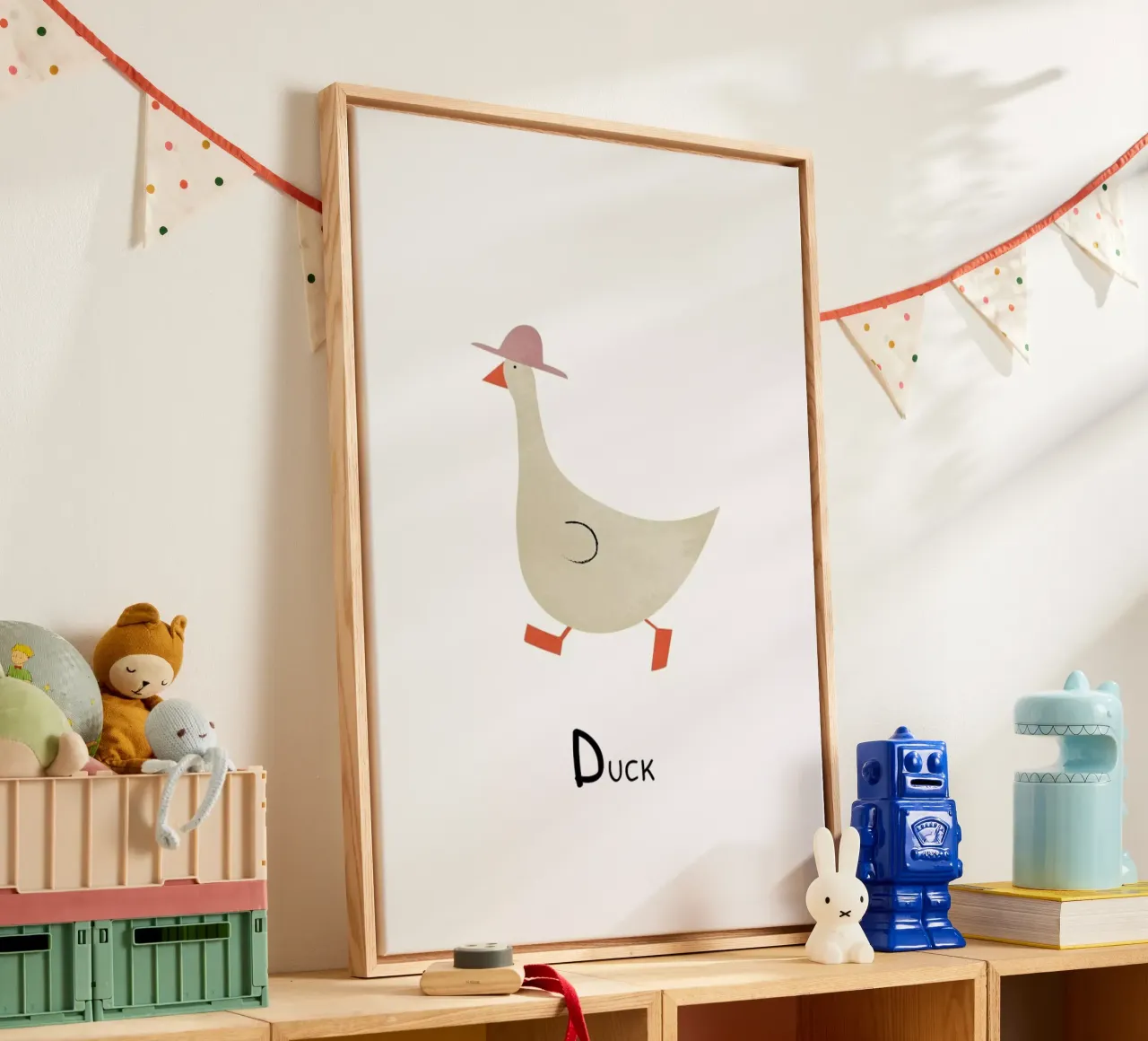 Duck tela con Cornice a cassetta da Little Flourishes