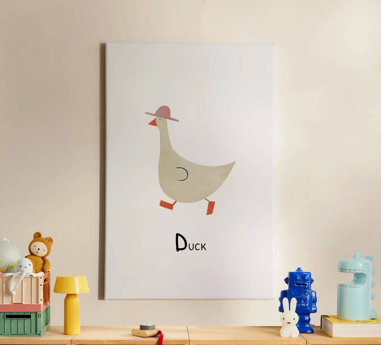Duck tela con Cornice a cassetta da Little Flourishes