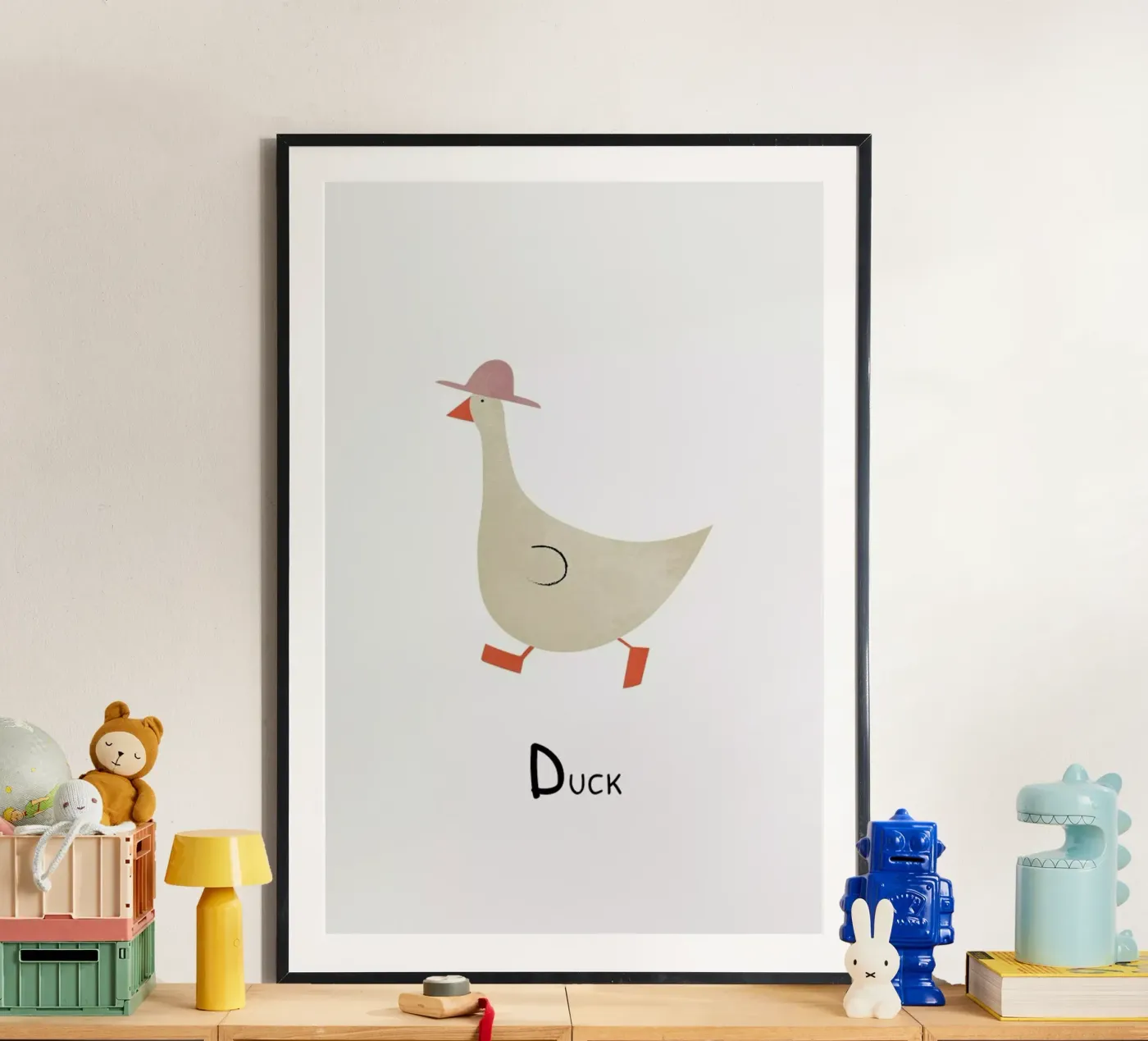 Duck Poster von Little Flourishes