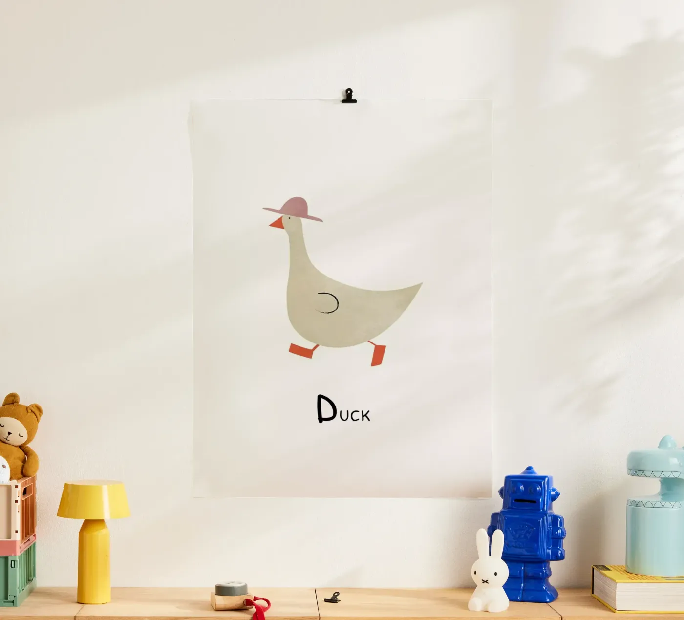 Duck Poster von Little Flourishes