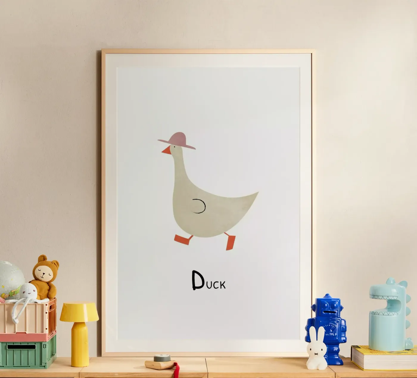 Duck Poster von Little Flourishes