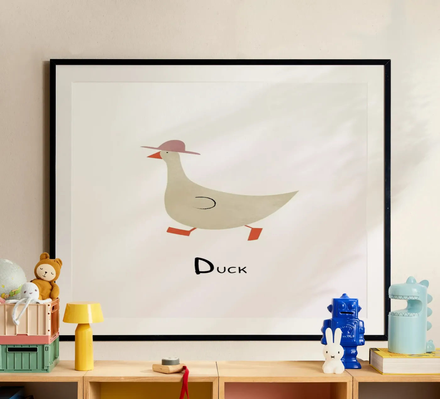 Duck Poster von Little Flourishes