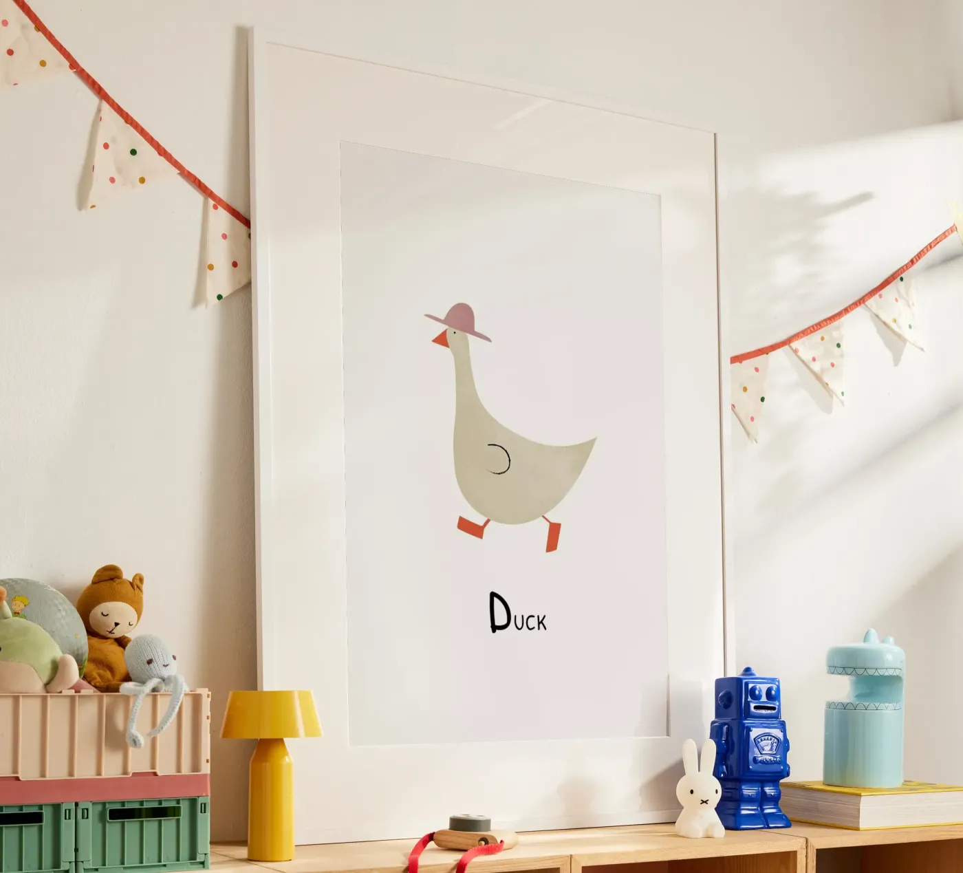 Duck Poster von Little Flourishes