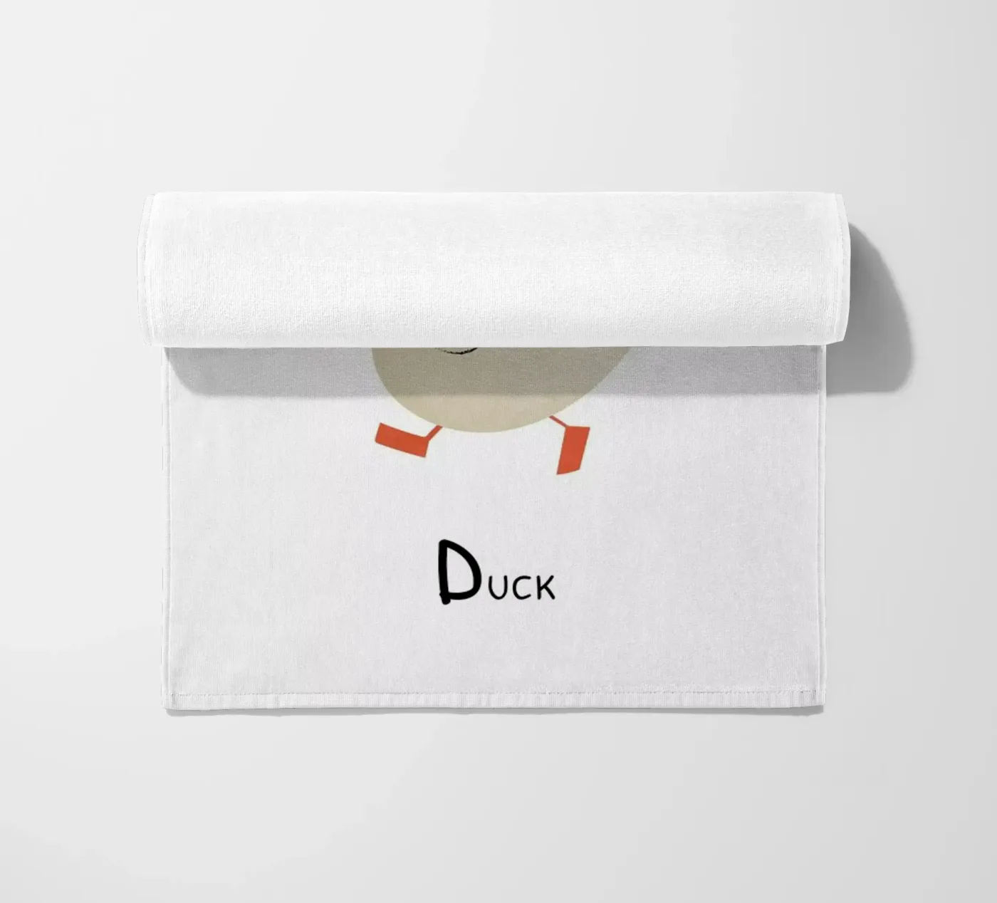 Duck beach towel by Little Flourishes