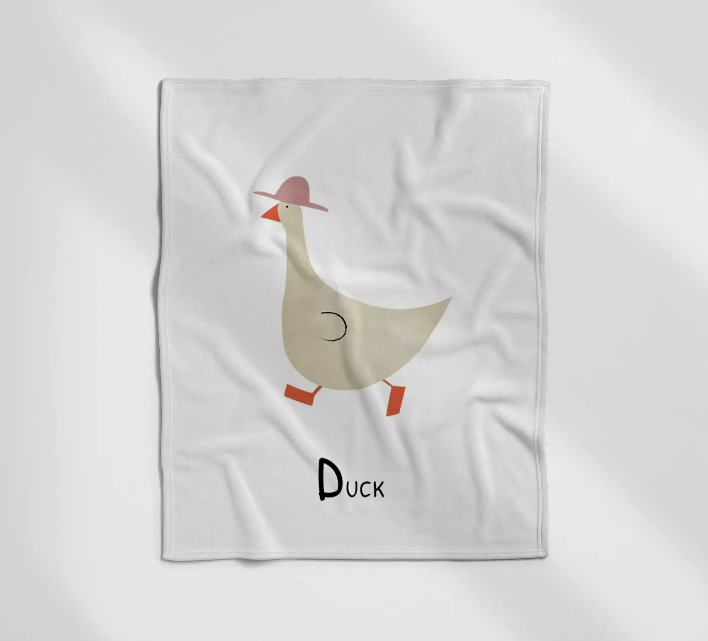Duck fleecedeken van Little Flourishes