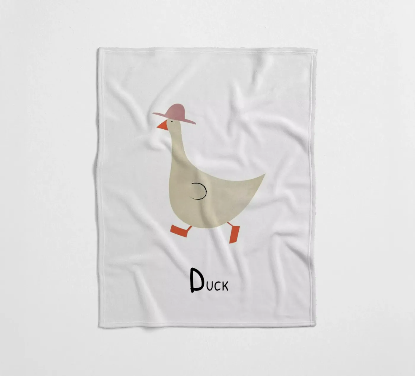 Duck fleecedeken van Little Flourishes