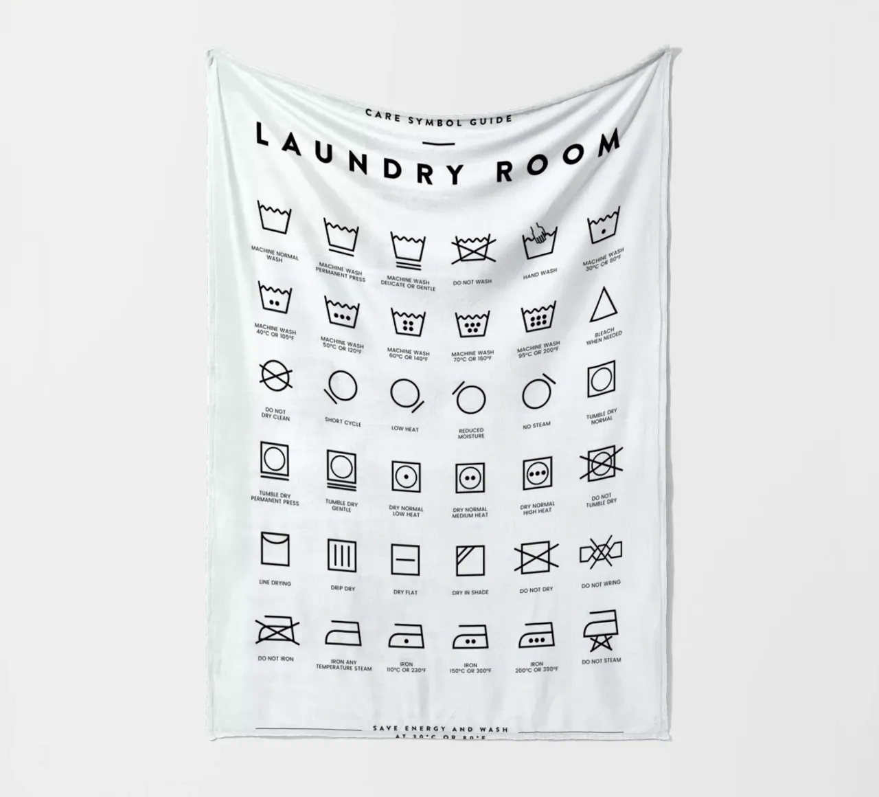 Laundry Fleecedecke von daylight design studio