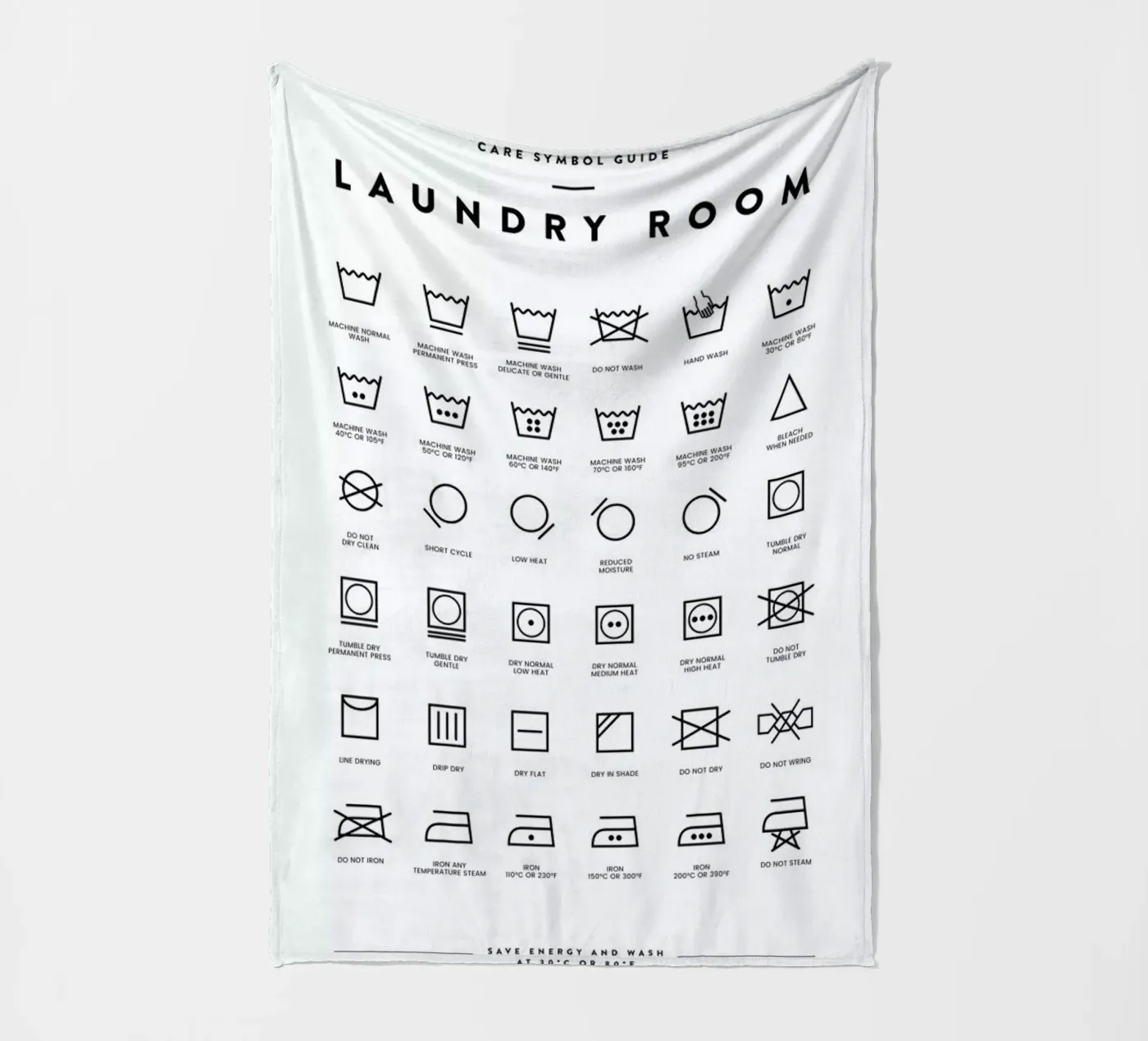 Laundry fleecedeken van daylight design studio