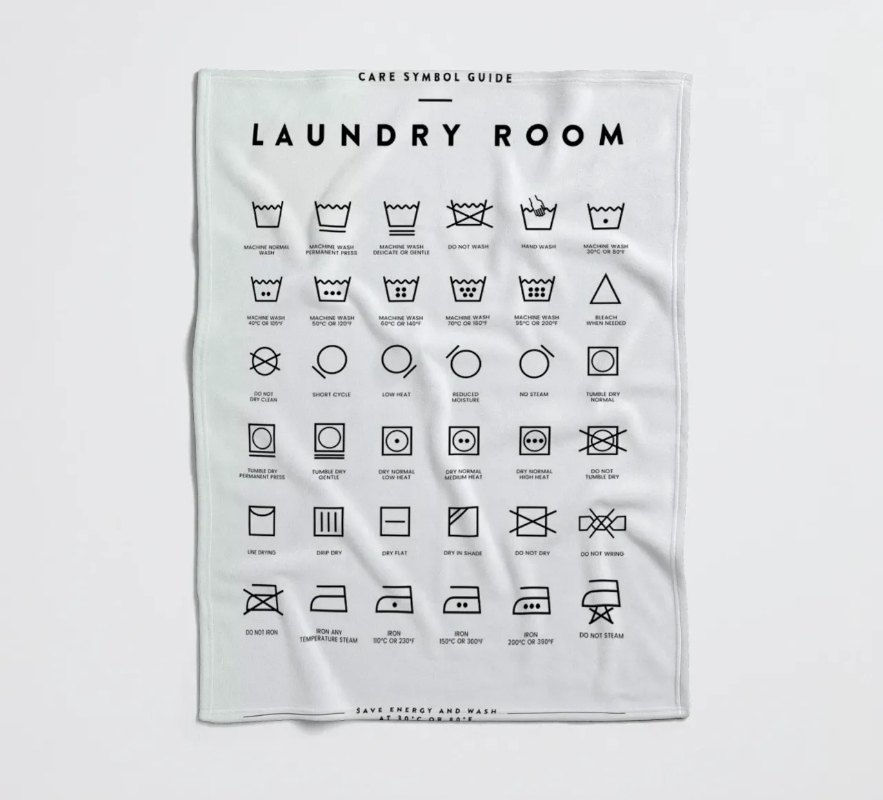 Laundry Fleecedecke von daylight design studio