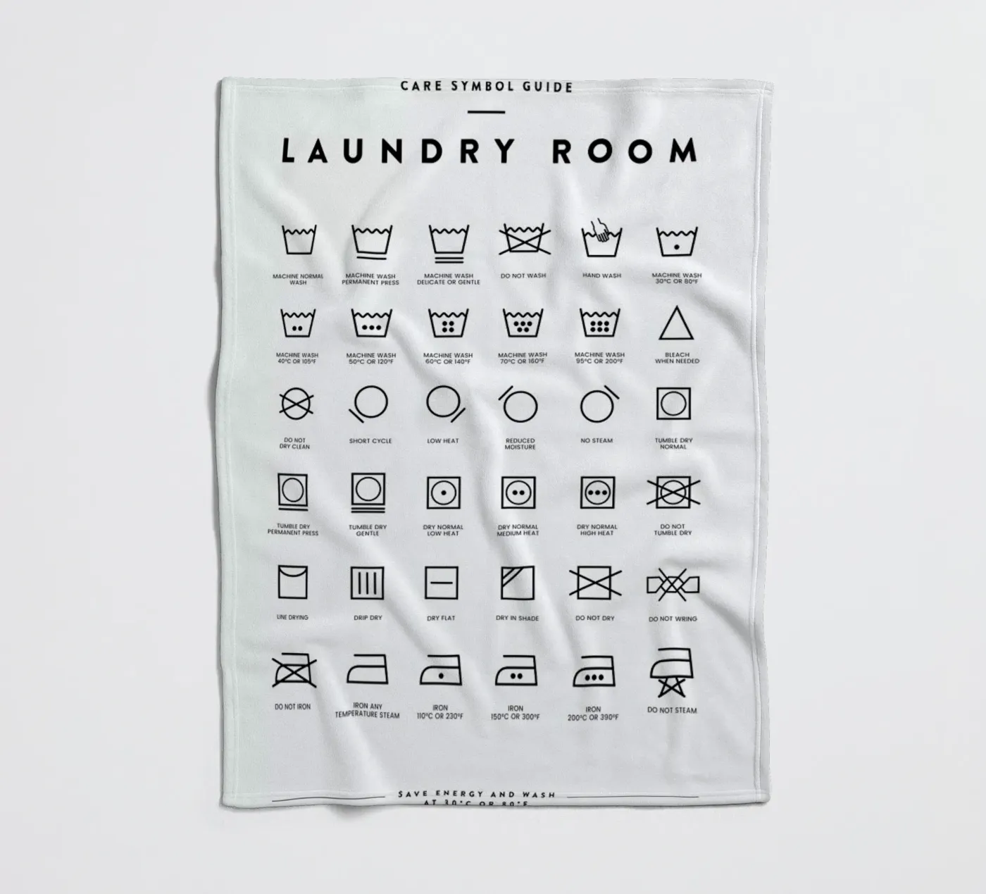 Laundry fleecedeken van daylight design studio