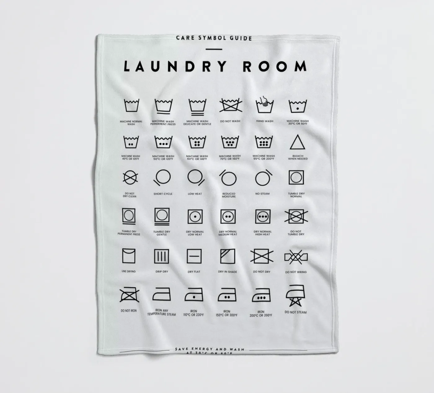 Laundry Fleecedecke von daylight design studio