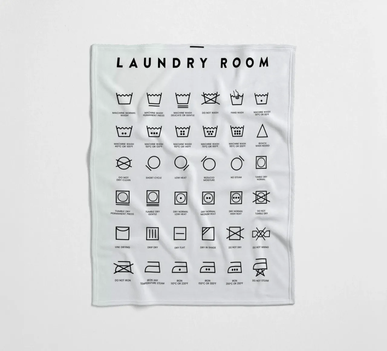 Laundry Fleecedecke von daylight design studio