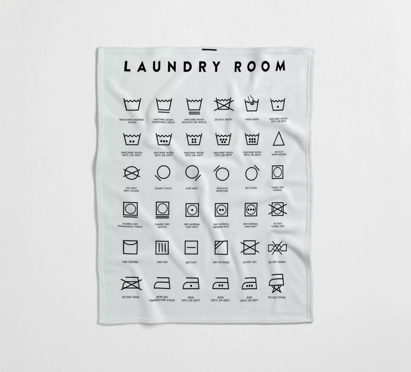 Laundry fleecedeken van daylight design studio