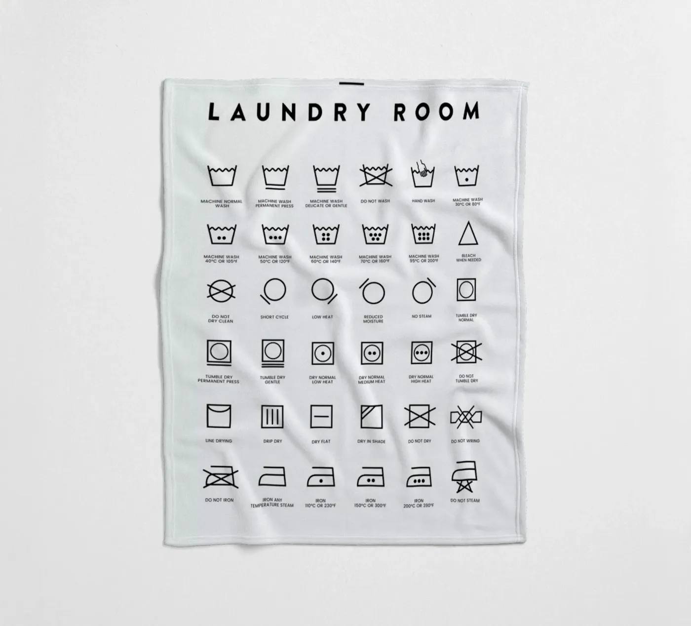 Laundry Fleecedecke von daylight design studio
